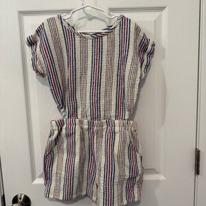 Cat & Jack Red White Blue Romper